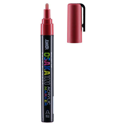 Picture of JUNIOR ACRYLIC MARKER 2MM DARK RED